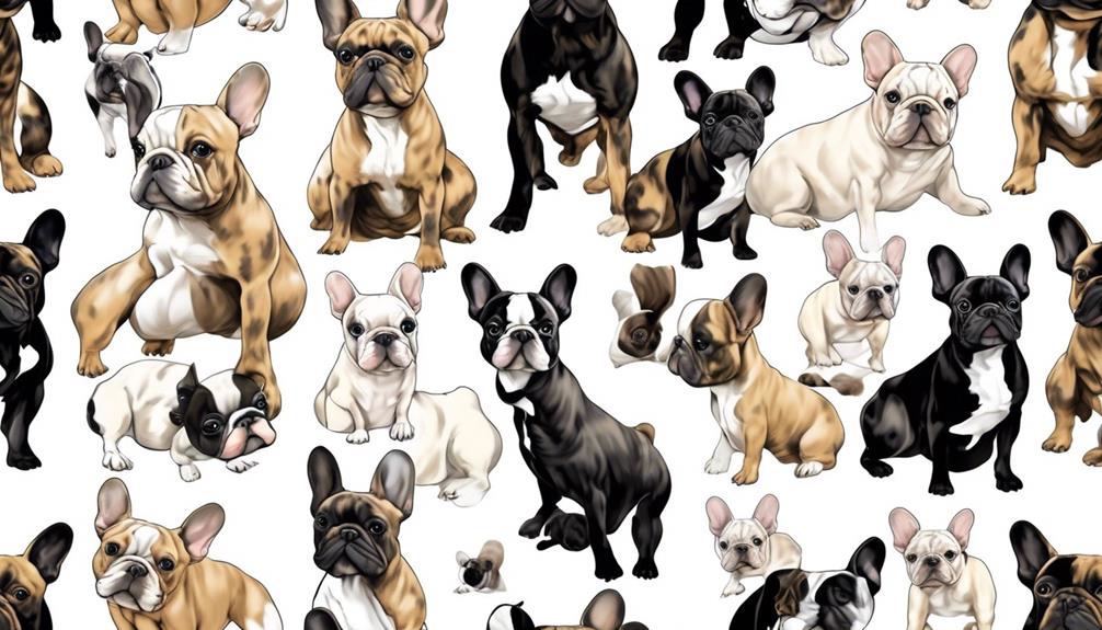 french bulldog coat variations