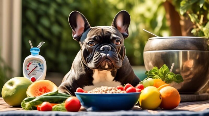 heat friendly nutrition for french bulldogs