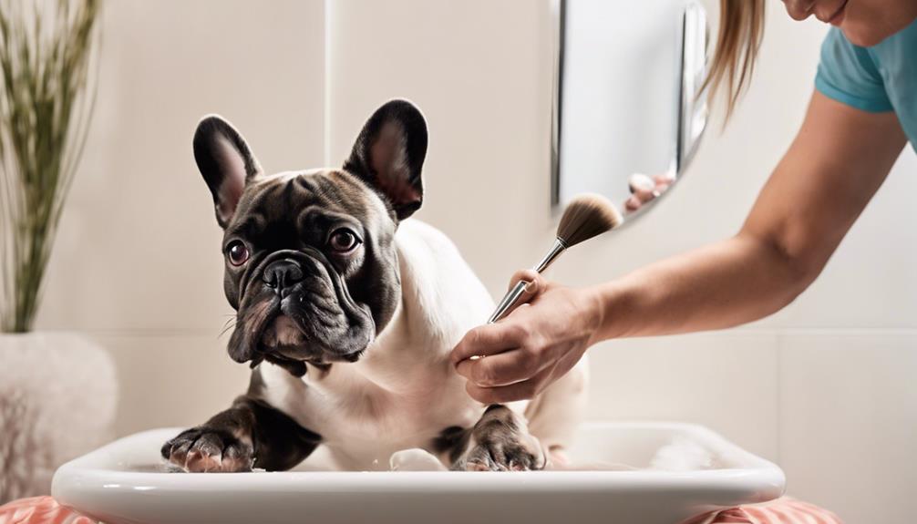 brushing routine for frenchies