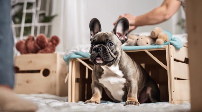 crate training french bulldog