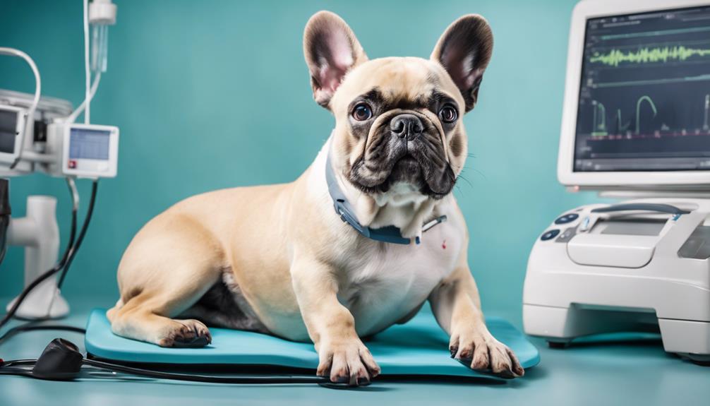 french bulldog heart monitoring