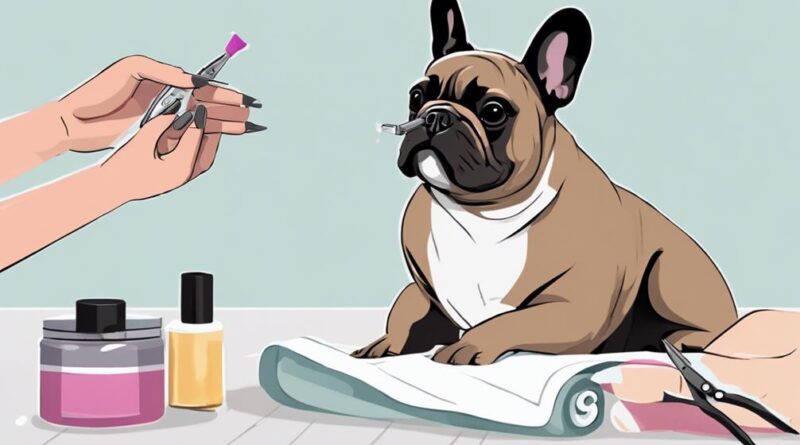 french bulldog nail care