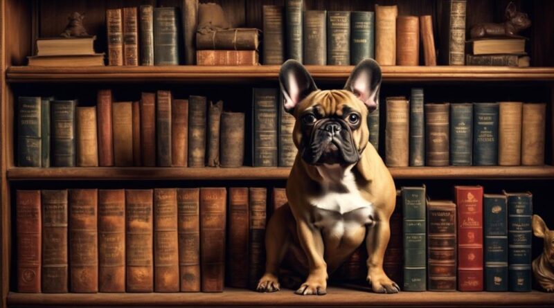 french bulldogs in historical literature