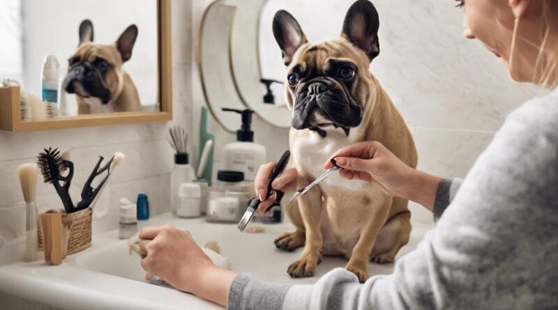 grooming a french bulldog