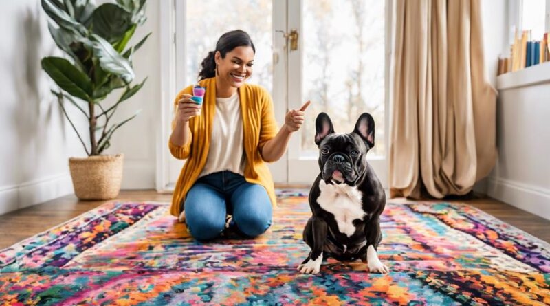 training french bulldog to sit