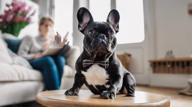 training french bulldog with clicker