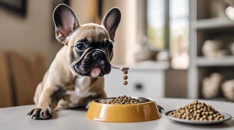 feeding french bulldog puppies