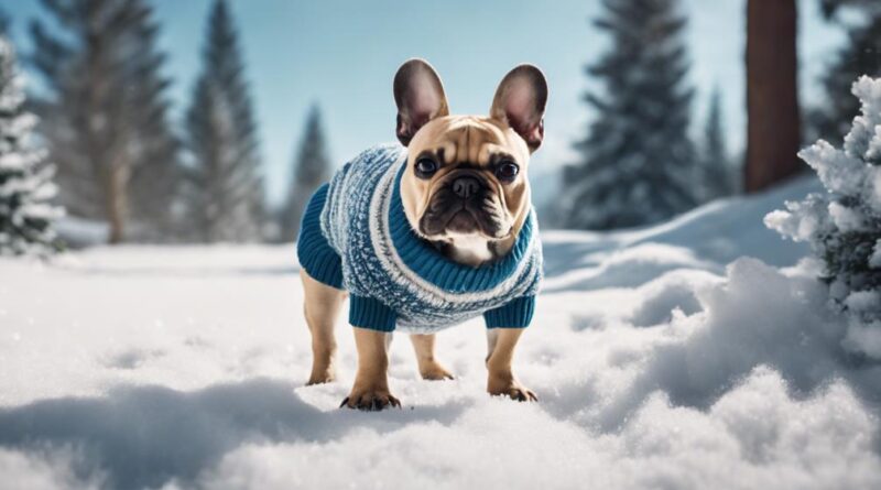 winter exercise for frenchies